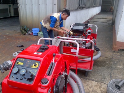 Sửa máy bơm chữa cháy