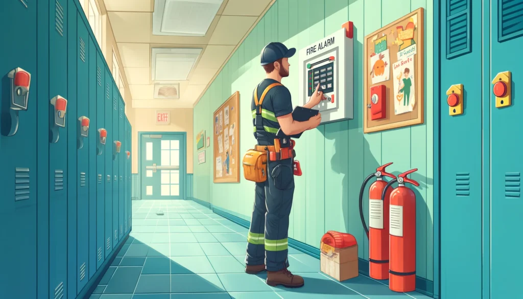 Thử nghiệm và điều chỉnh hệ thống báo cháy là bước cuối cùng trong quá trình lắp đặt,