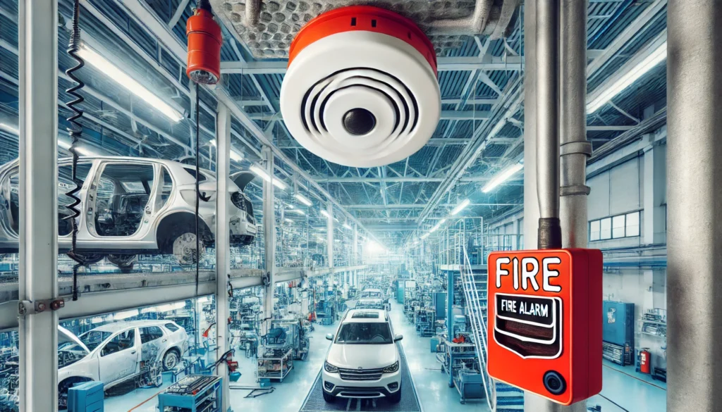 Lắp đặt hệ thống báo động và đèn báo cháy Lắp đặt hệ thống báo động và đèn báo cháy