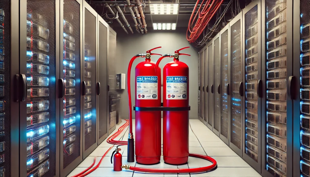 Việc lắp đặt hệ thống chữa cháy khí trong tòa nhà cao tầng